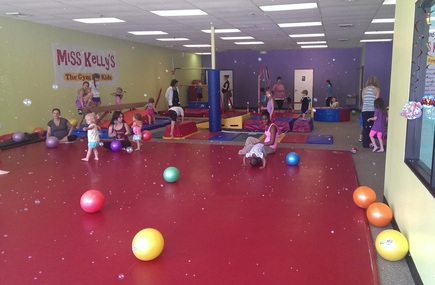 Kids activity with gymnastics