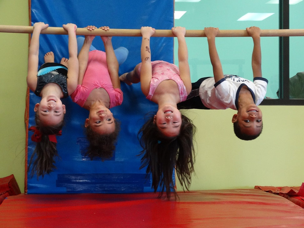 Childrens gymnastics activity